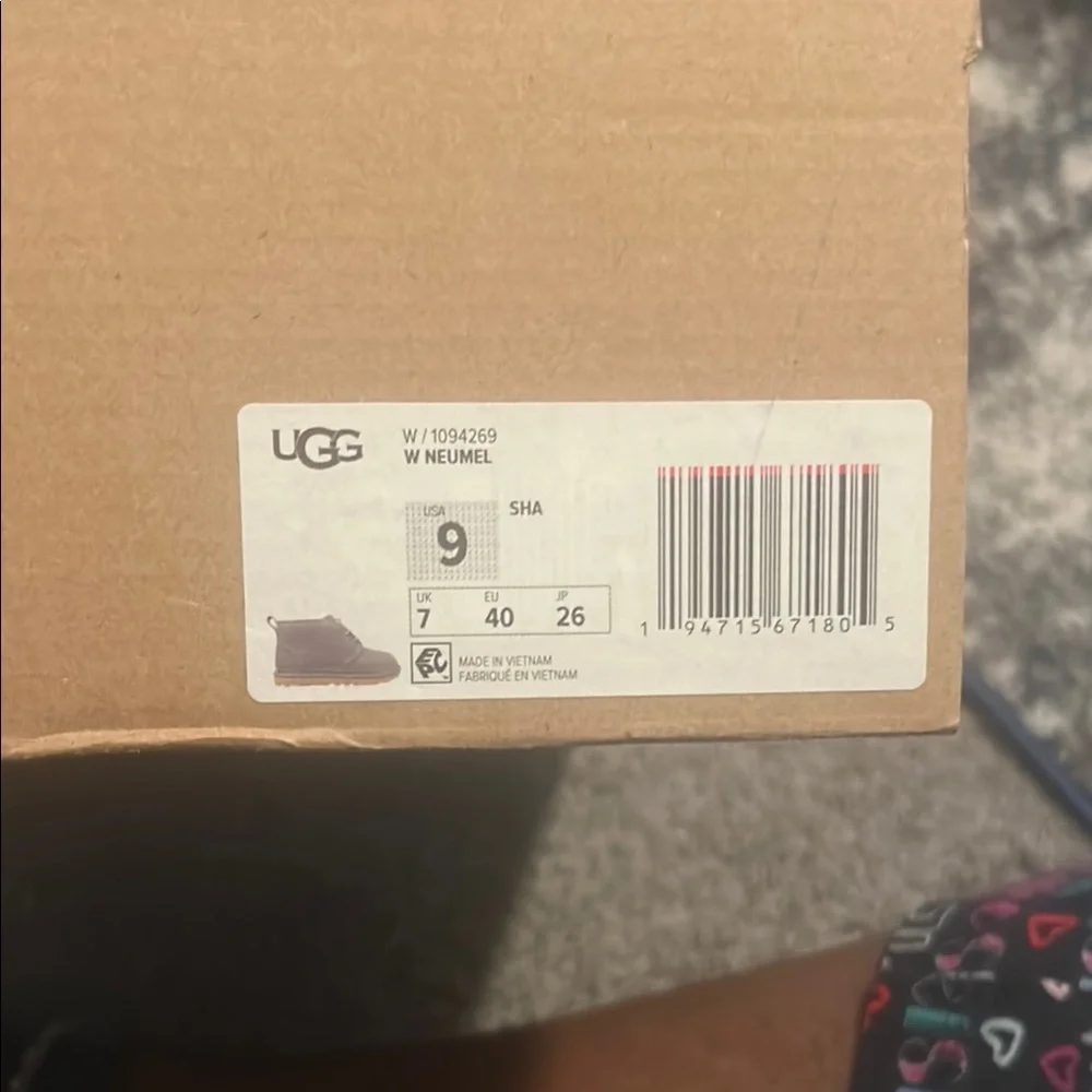 UGG charcoal suede